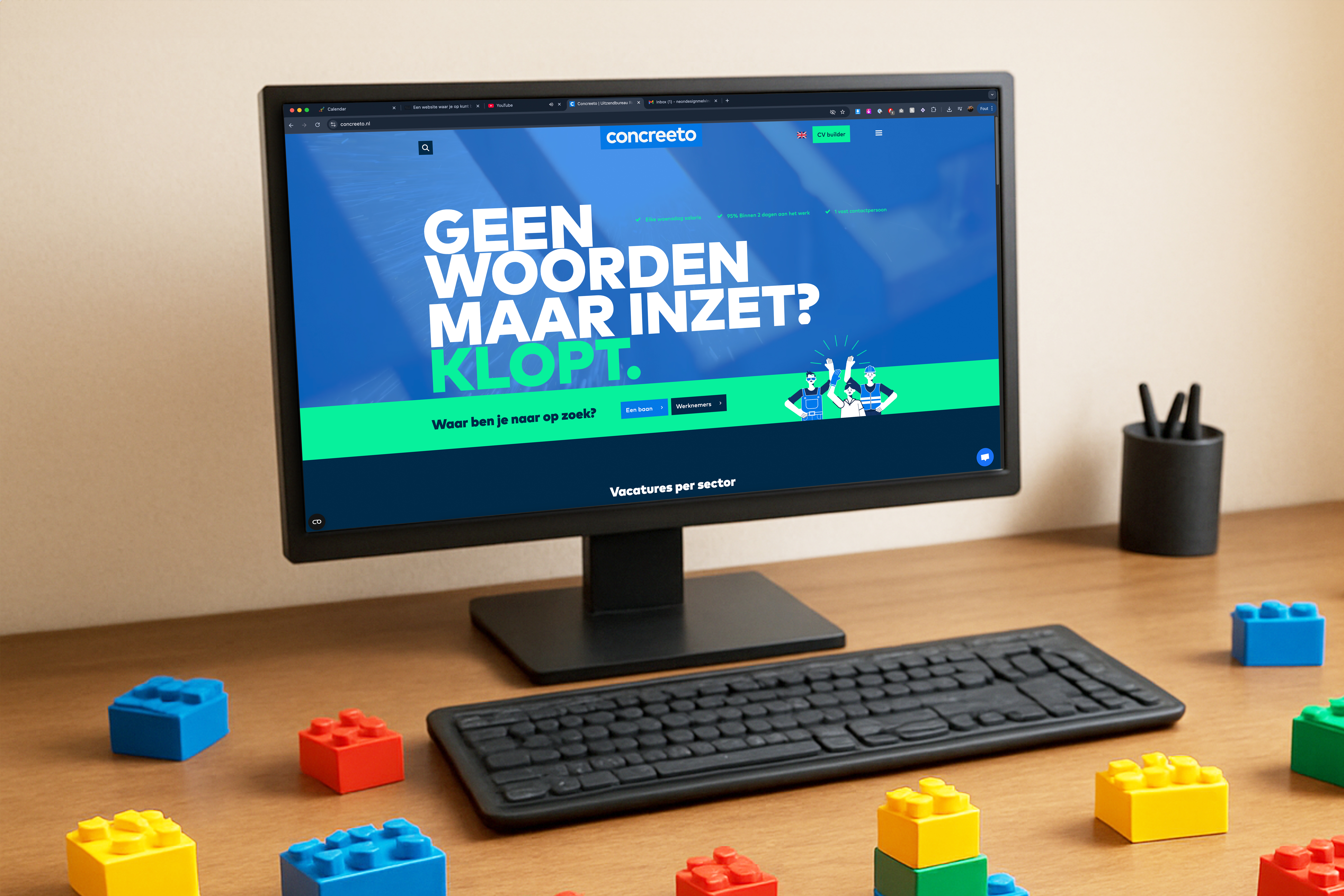 Een website waar je op kunt bouwen